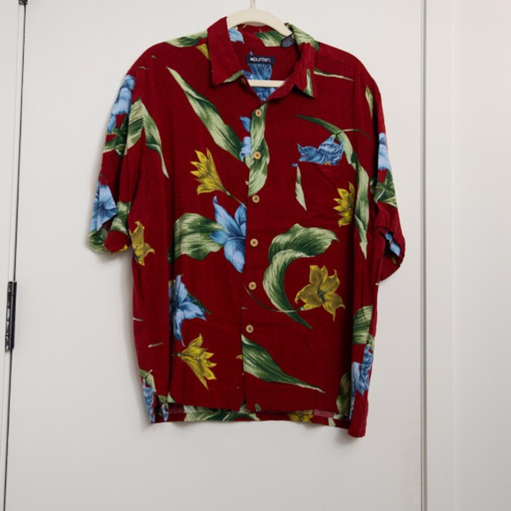 Puritan Hawaiian Shirt Size Extra Large